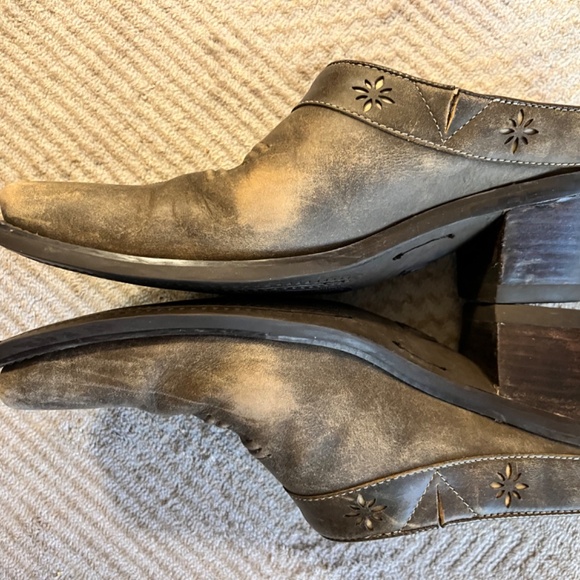 Ariat Western style leather mules - Picture 4 of 6